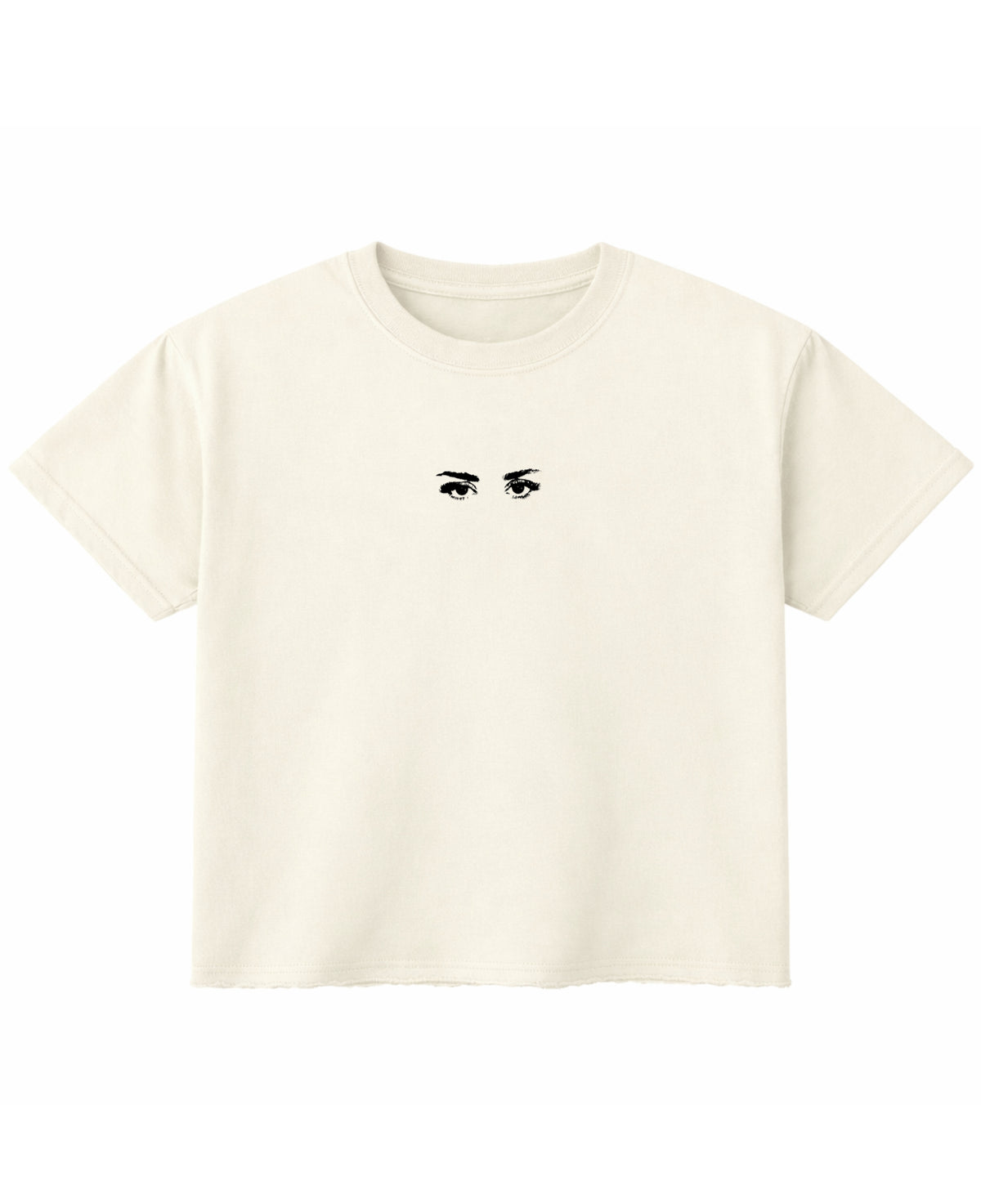 Off White Boxy Fit T-shirt Front Design