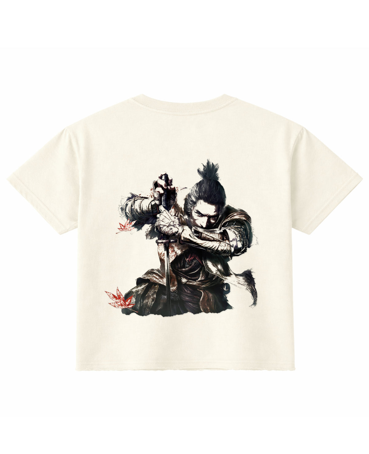 Off White Boxy Fit T-shirt Back Design