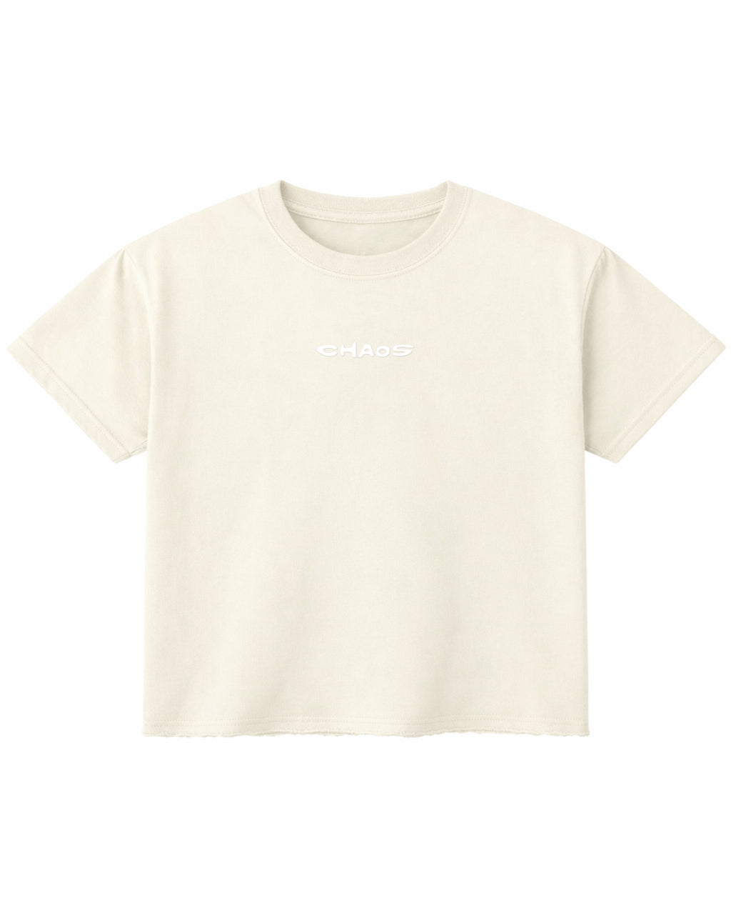 Off White Boxy Fit T-shirt Front Design