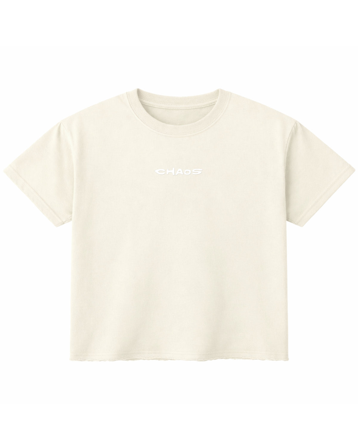 Off White Boxy Fit T-shirt Front Design