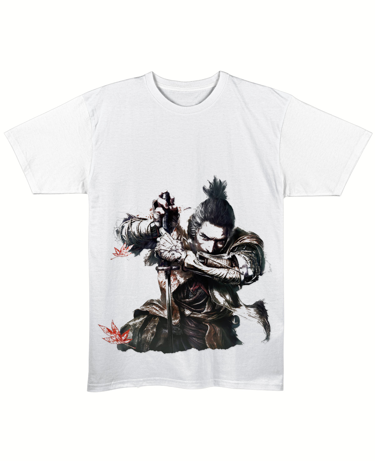 White Regular Fit T-shirt Front Design