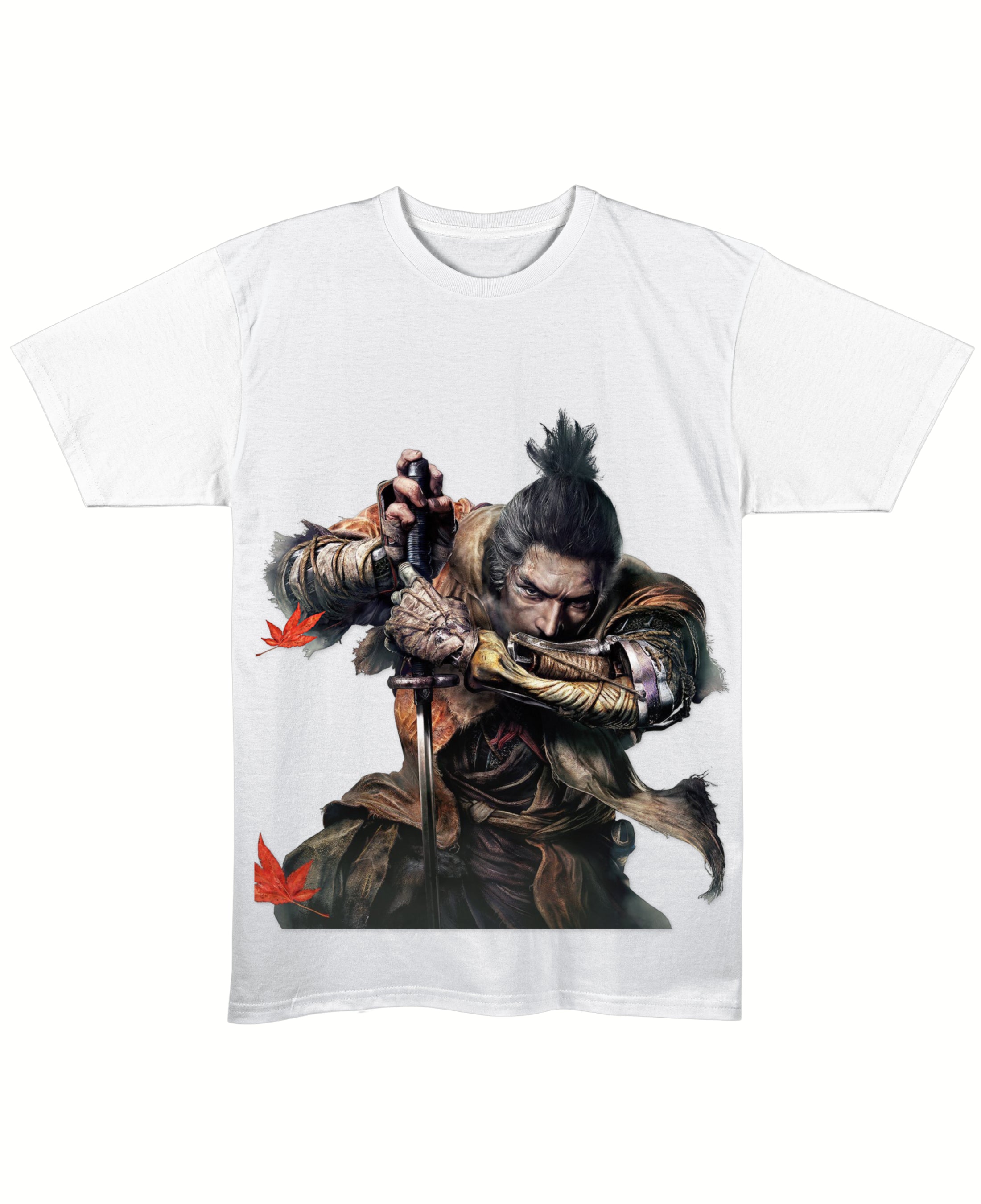 White Regular Fit T-shirt Front Design