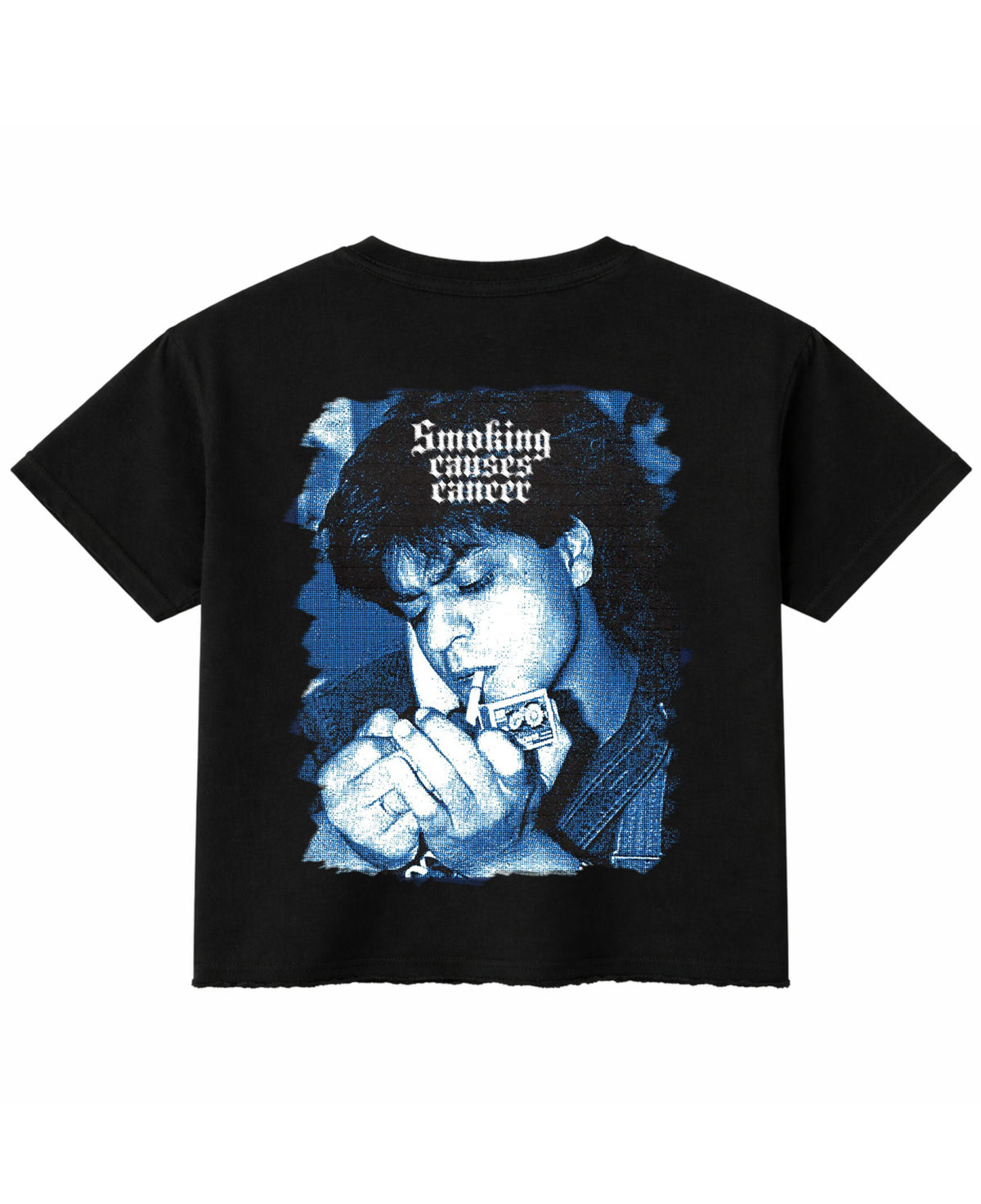 Black Boxy Fit T-shirt Back Design