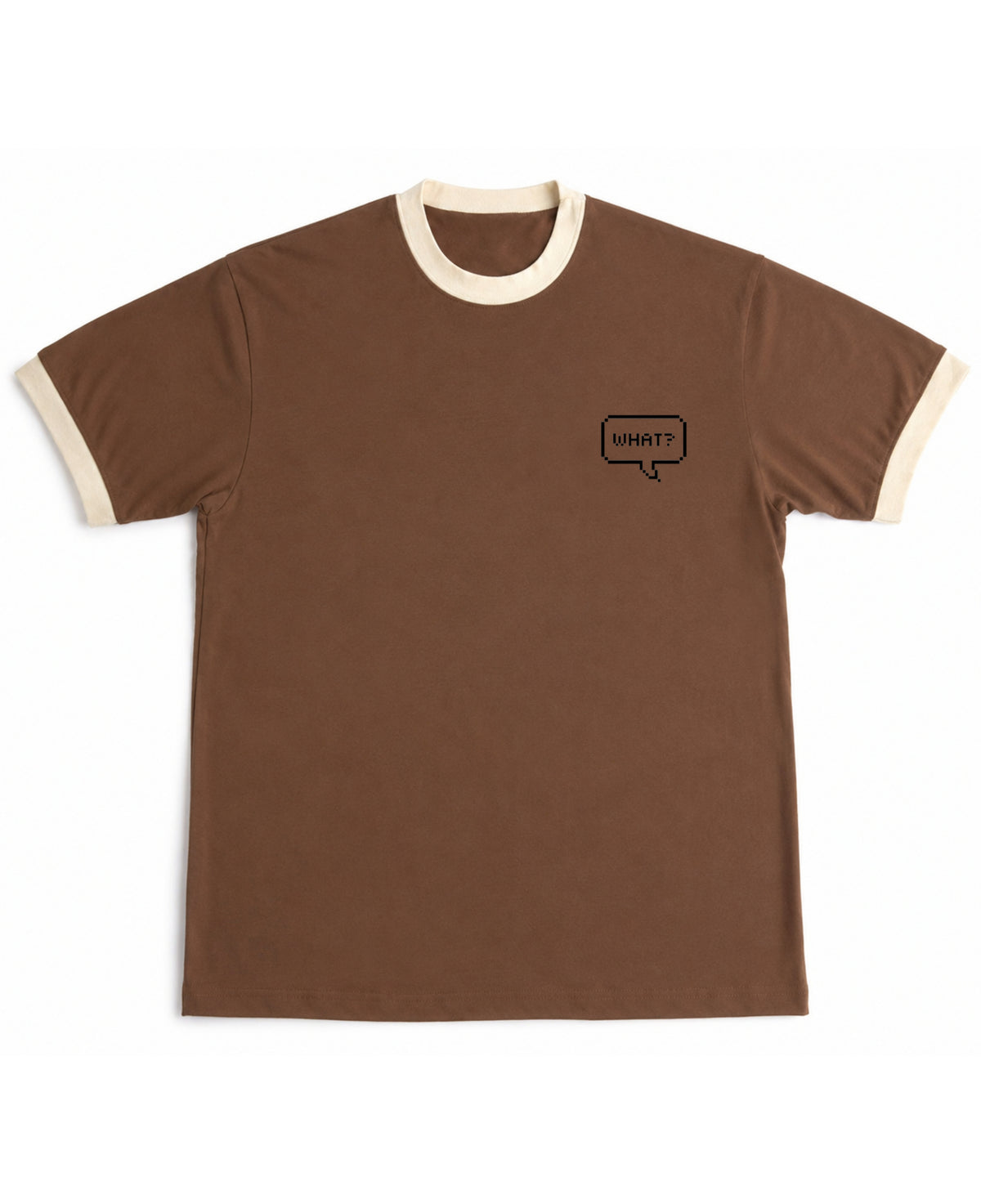 Mousse & Cream Ringer tee Front Design