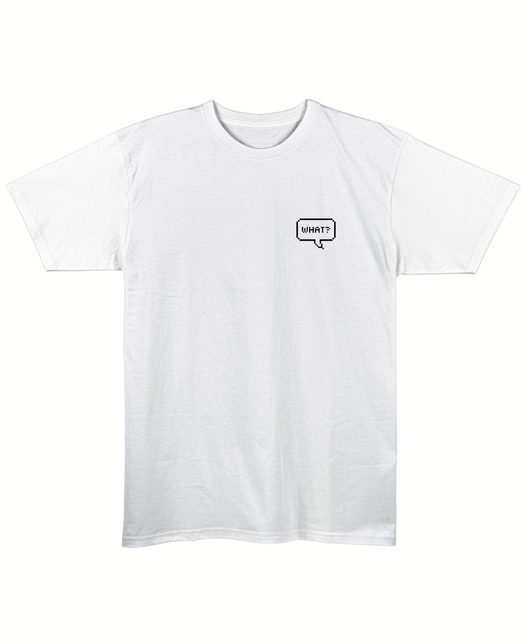 White Regular Fit T-shirt Front Design
