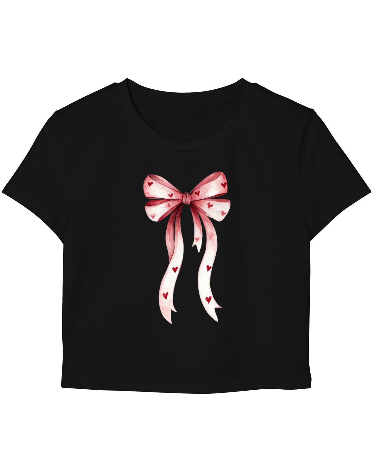 Black Baby Tee Front Design