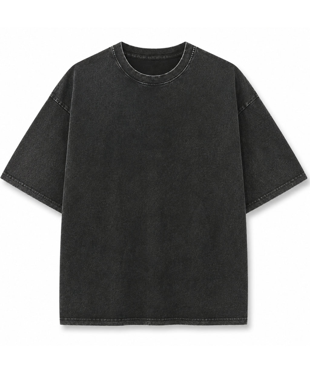 Vintage Fade Wash Oversized T-shirt Front Design