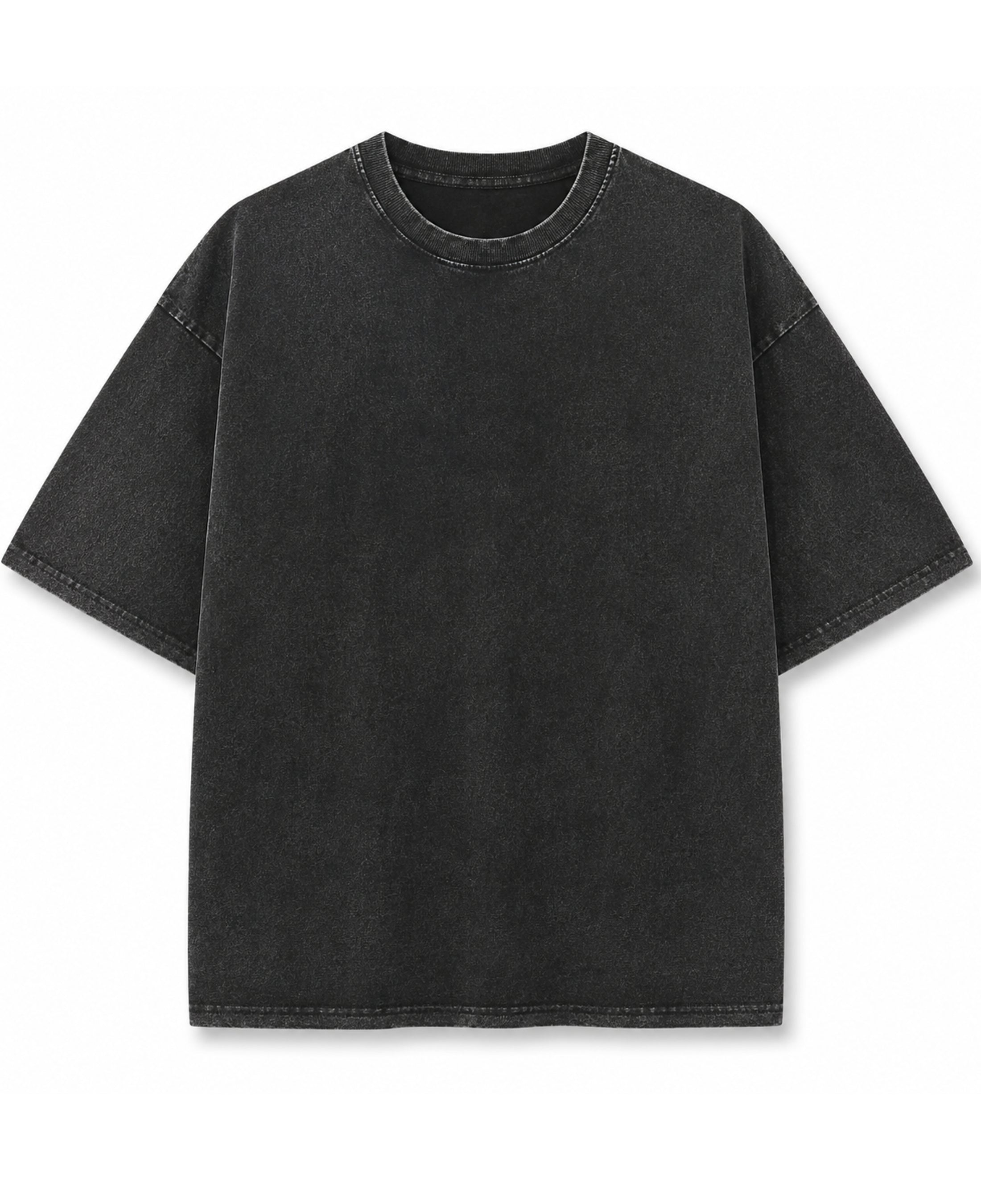 Vintage Fade Wash Oversized T-shirt Front Design