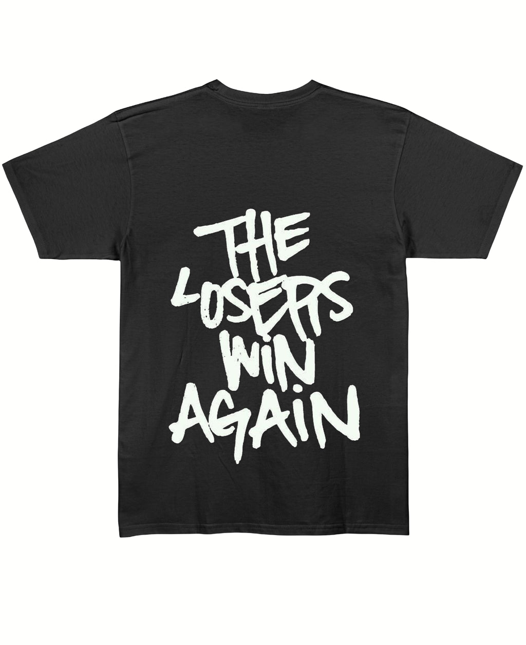 Black Regular Fit T-shirt Back Design