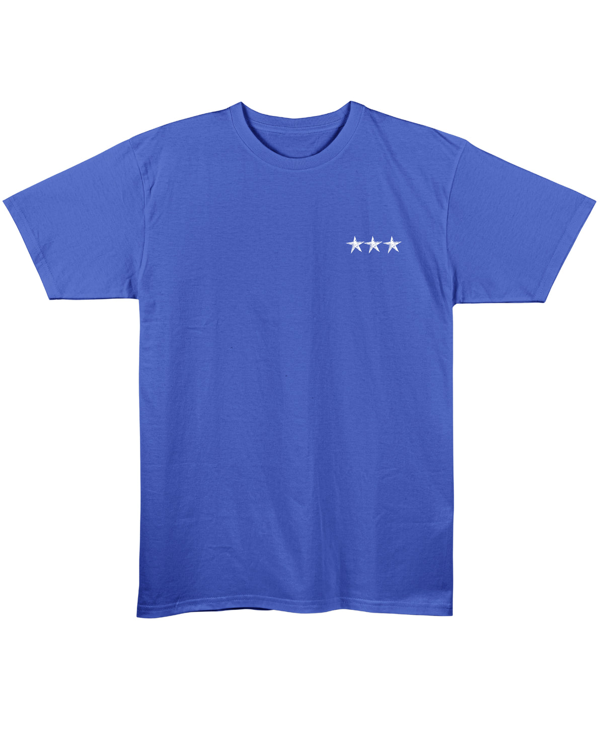 Blue Regular Fit T-shirt Front Design
