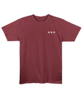Maroon Regular Fit T-shirt Front Design