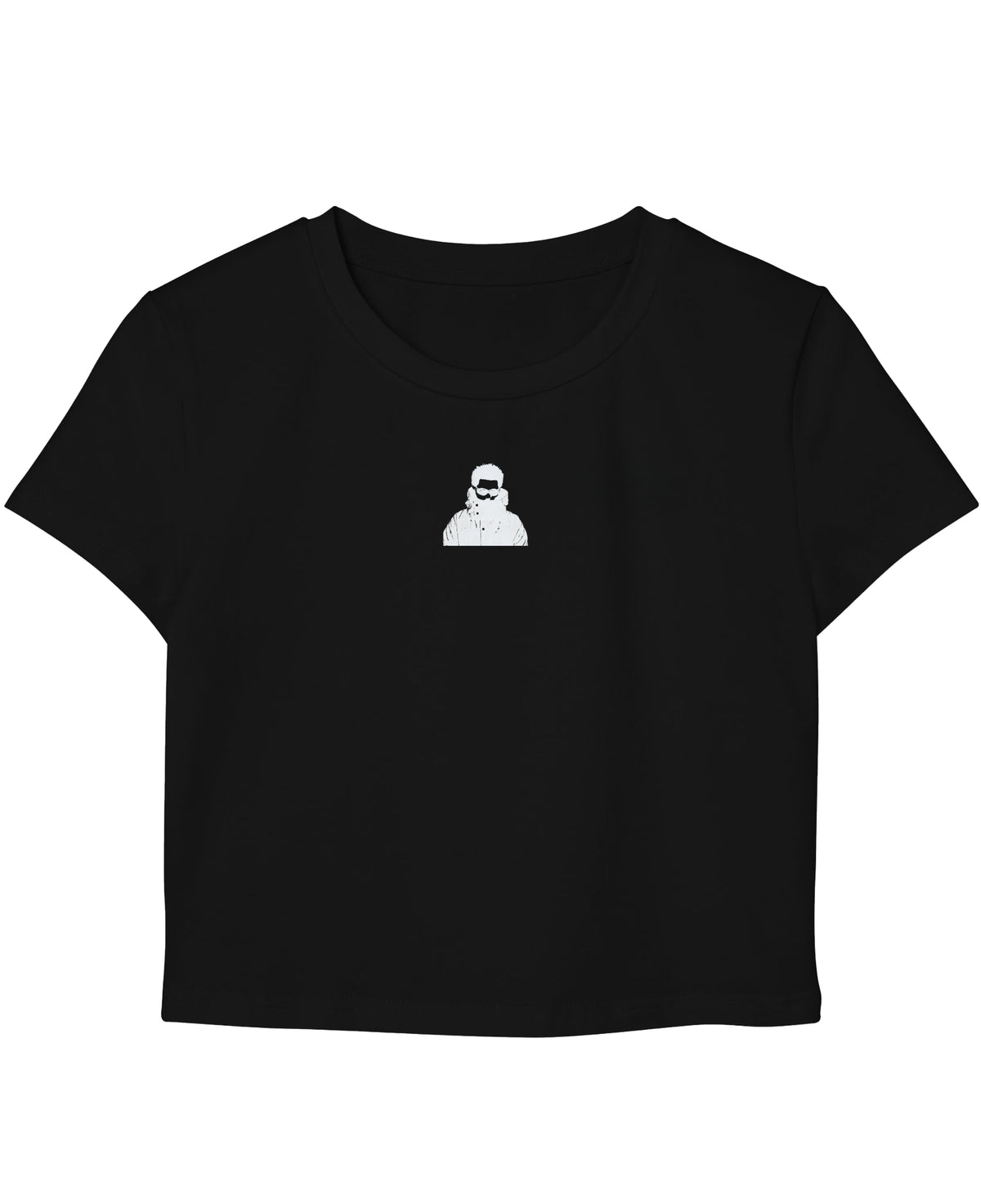Black Baby Tee Front Design