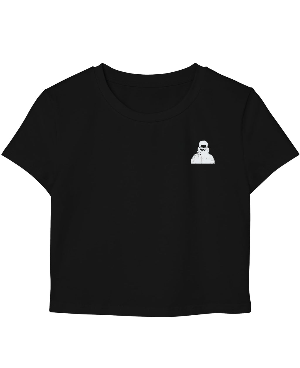Black Baby Tee Front Design