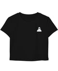 Black Baby Tee Front Design