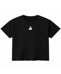 Black Boxy Fit T-shirt Front Design