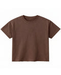 Brown Boxy Fit T-shirt Front Design