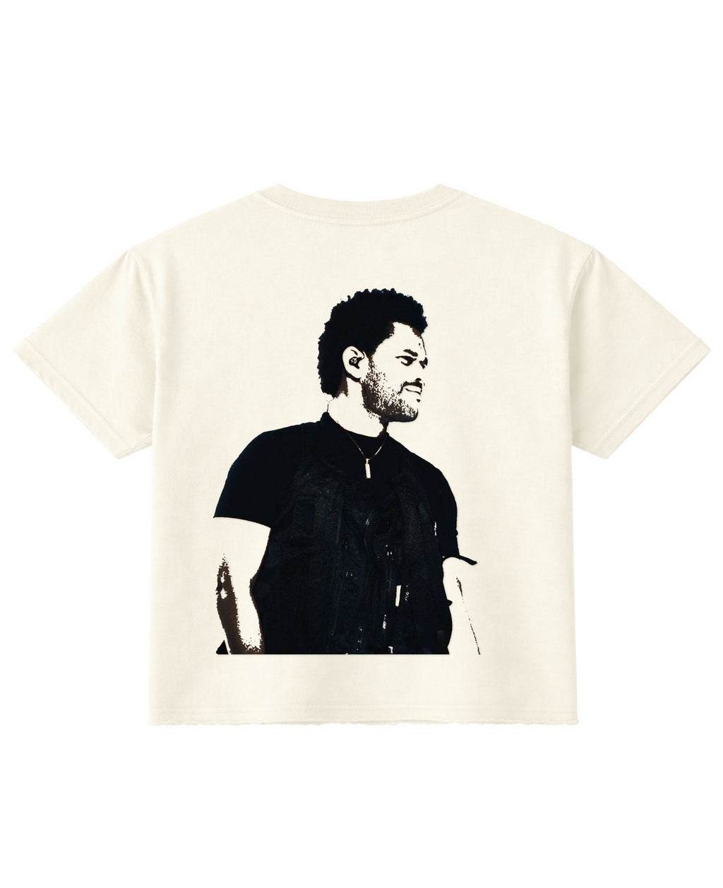 Off White Boxy Fit T-shirt Back Design