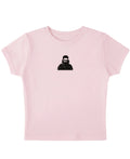 Baby Pink Baby Tee Front Design