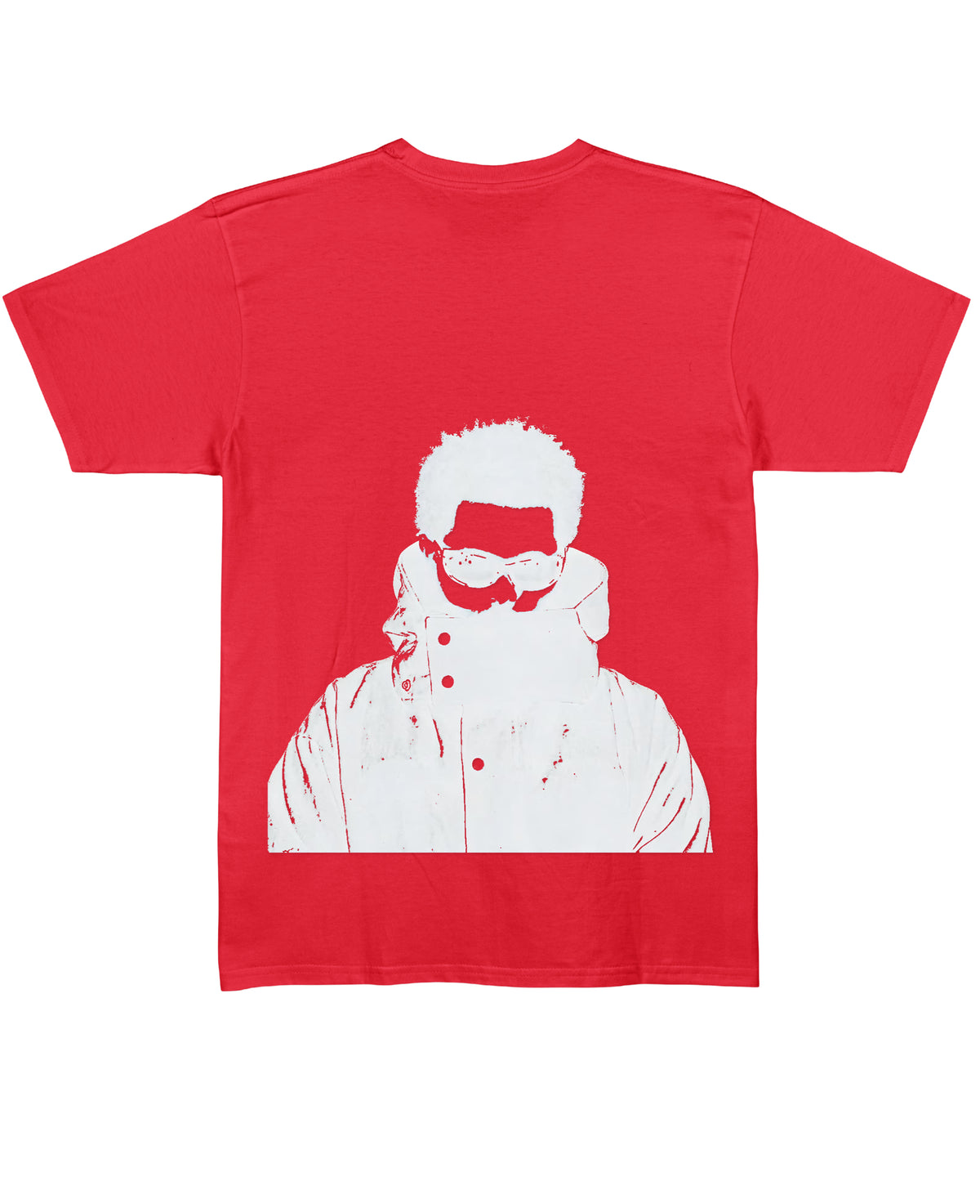 Red Regular Fit T-shirt Back Design