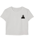 White Baby Tee Front Design