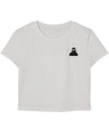 White Baby Tee Front Design