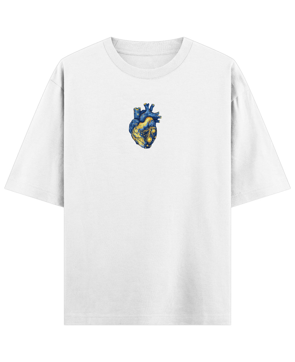 White Oversized T-shirt Front Design