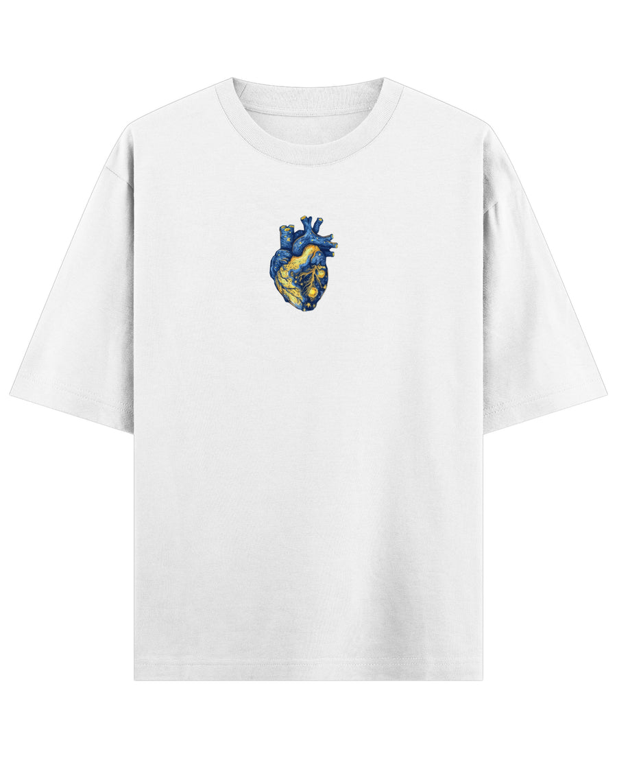 White Oversized T-shirt Front Design