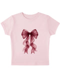 Baby Pink Baby Tee Front Design