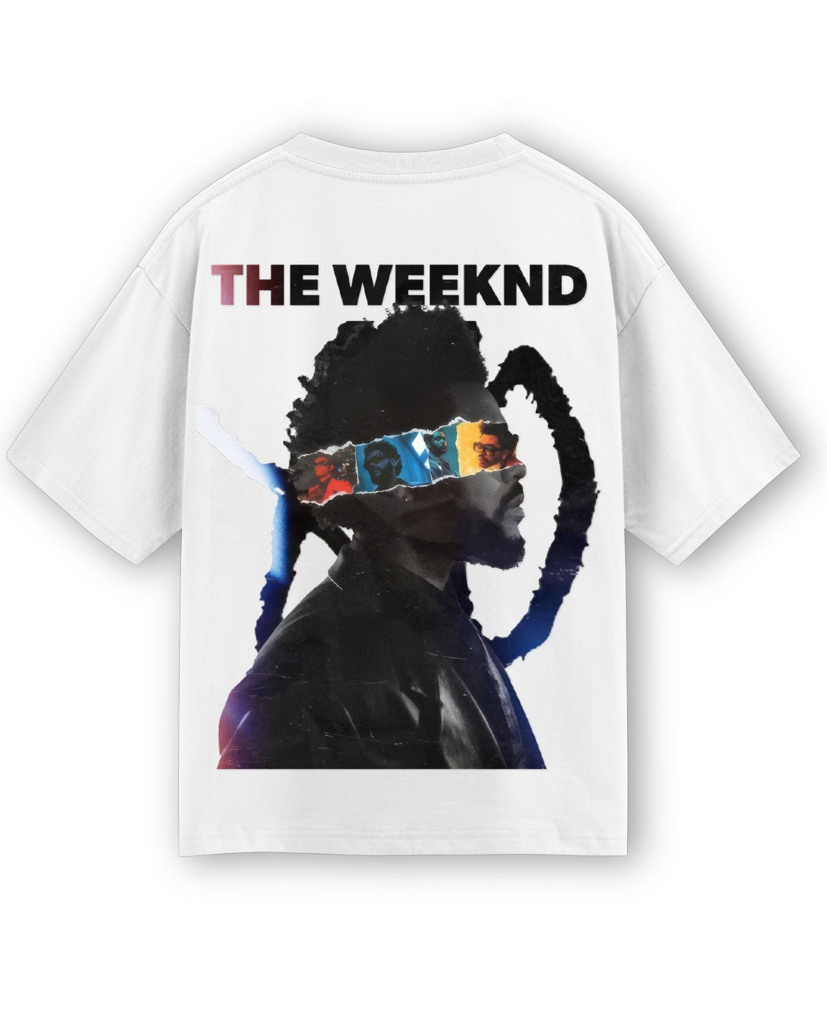 White Oversized T-shirt Back Design