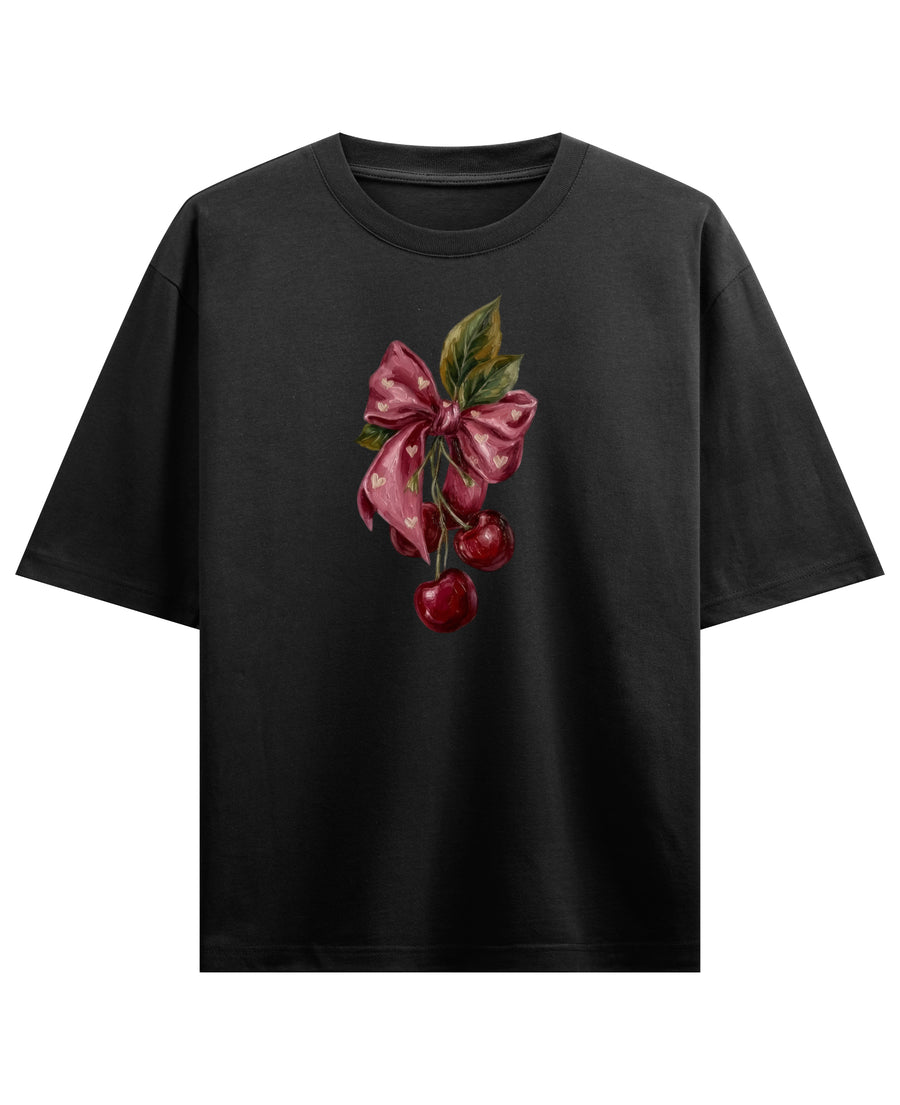 Black Oversized T-shirt Front Design