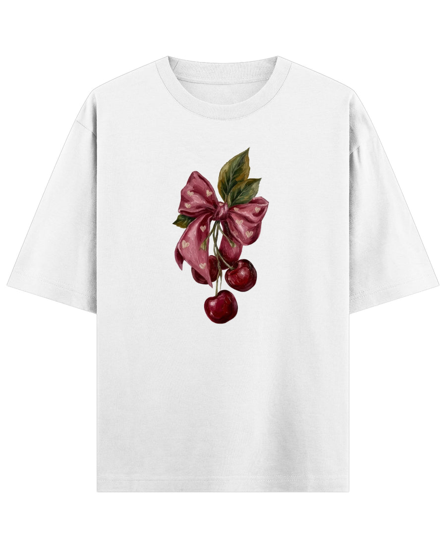 White Oversized T-shirt Front Design